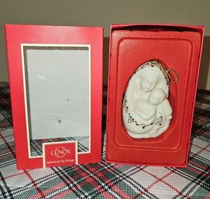 Lenox Madonna and Child Porcelain Ornament